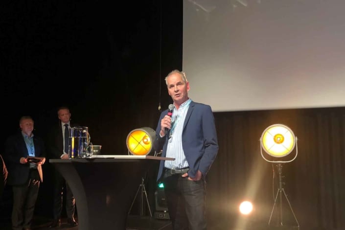 NLP vinner av Logistikkprisen 2018 NLP vinner av Logistikkprisen 2018. Foto: Øyvind Ludt / Moderne Transport
