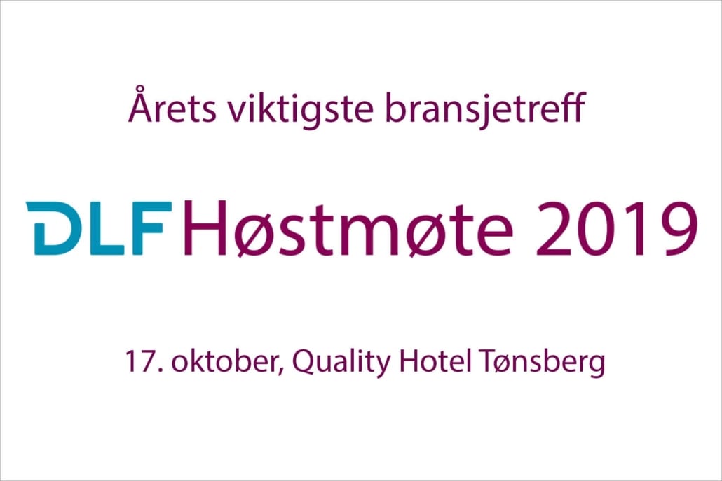 DLF Høstmøte 2019 - Hold av datoen!