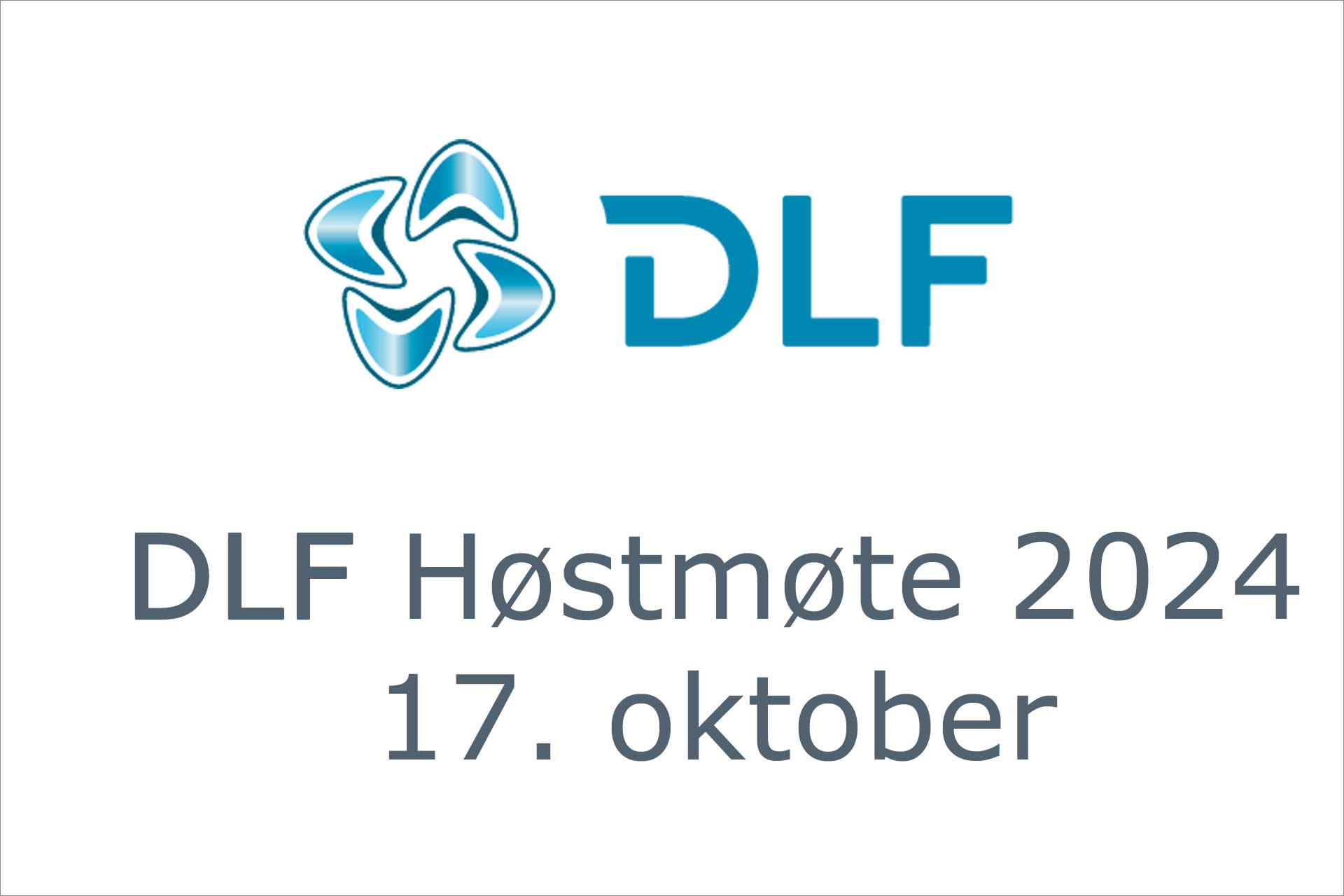 DLF Høstmøte 2025 Program for dagen!